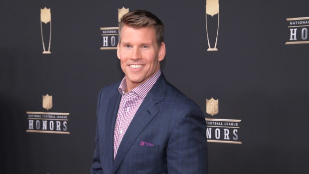 Scott Hanson before the NFL’s awards ceremony on Feb. 2, 2019.